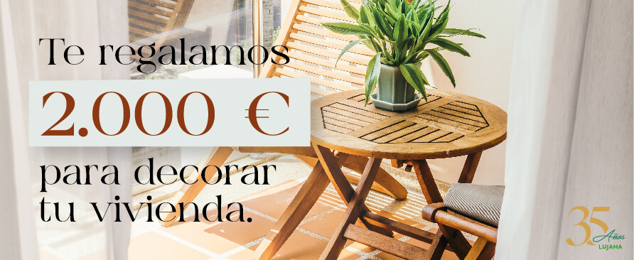 Reserva tu vivienda y consigue un bono de 2.000€ en decoración